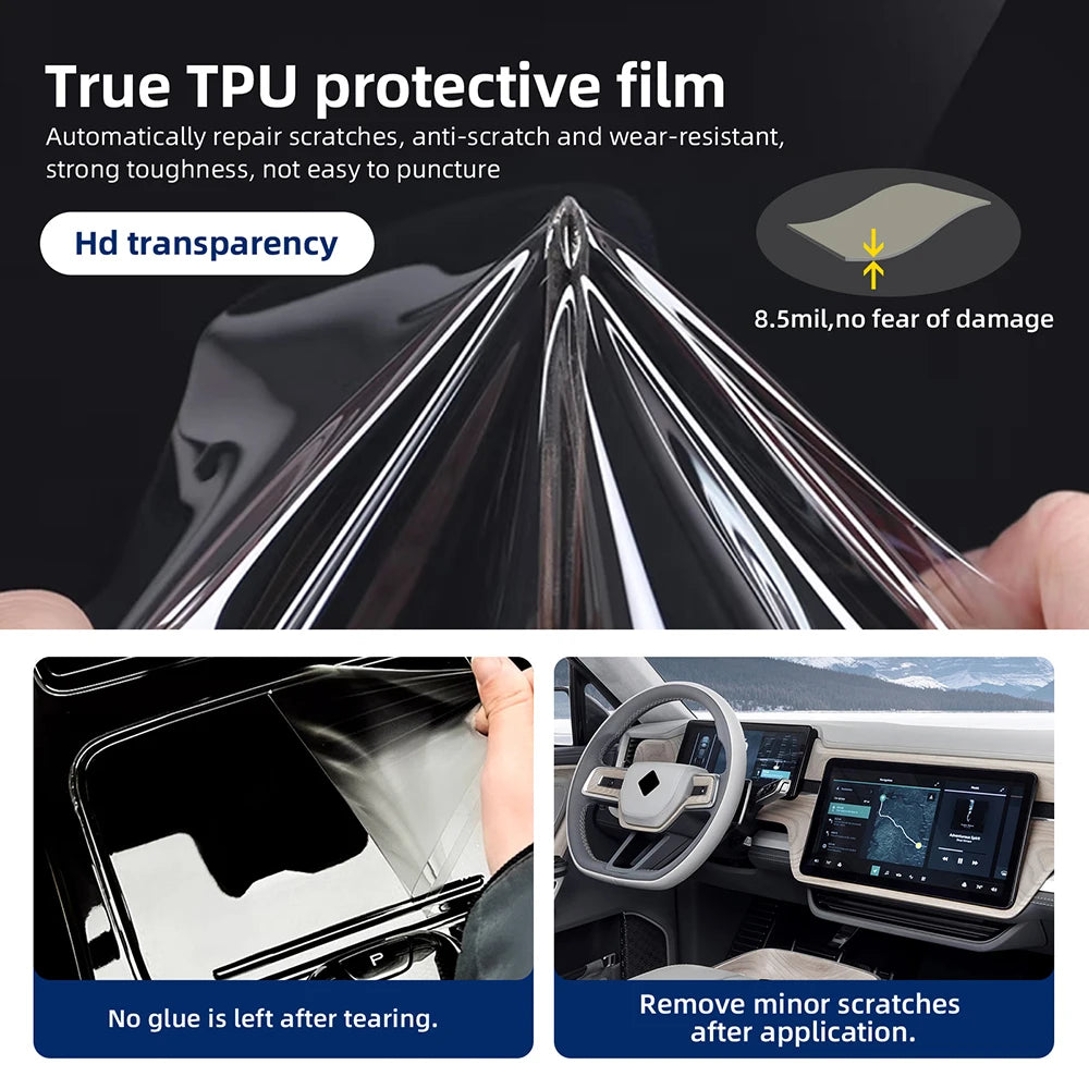 Rivian R1S Anti-Scratch Screen & Console Protective Film (2022–2025)
