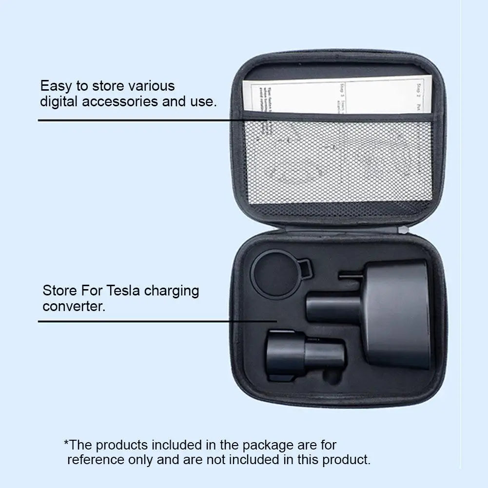 Charging Adapter Storage Case — Fireproof EVA for J1772 & CCS1 Adapters