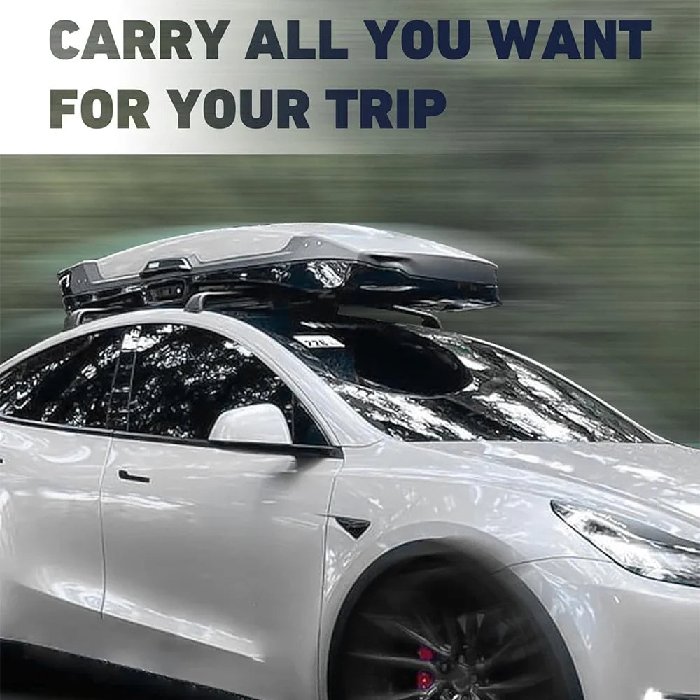 Lockable Aluminum Roof Rack Crossbars — Tesla Model Y (2020–2025 incl. Juniper)