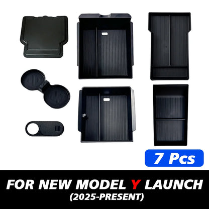 TESY Console & Armrest Storage Box — Tesla Model Y Juniper