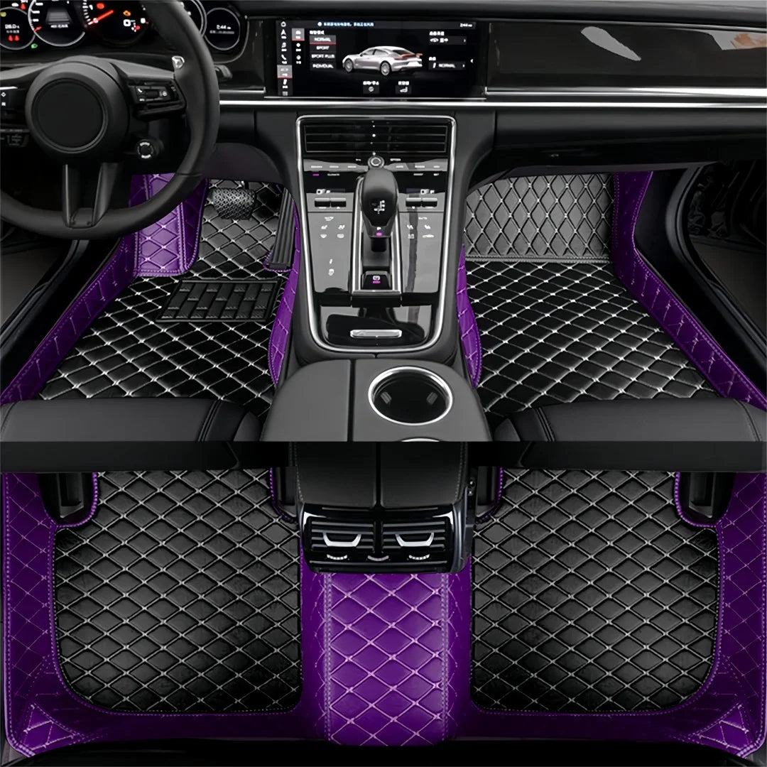 Ford F-150 Lightning All-Weather Leather Floor Mats (2022–2026)
