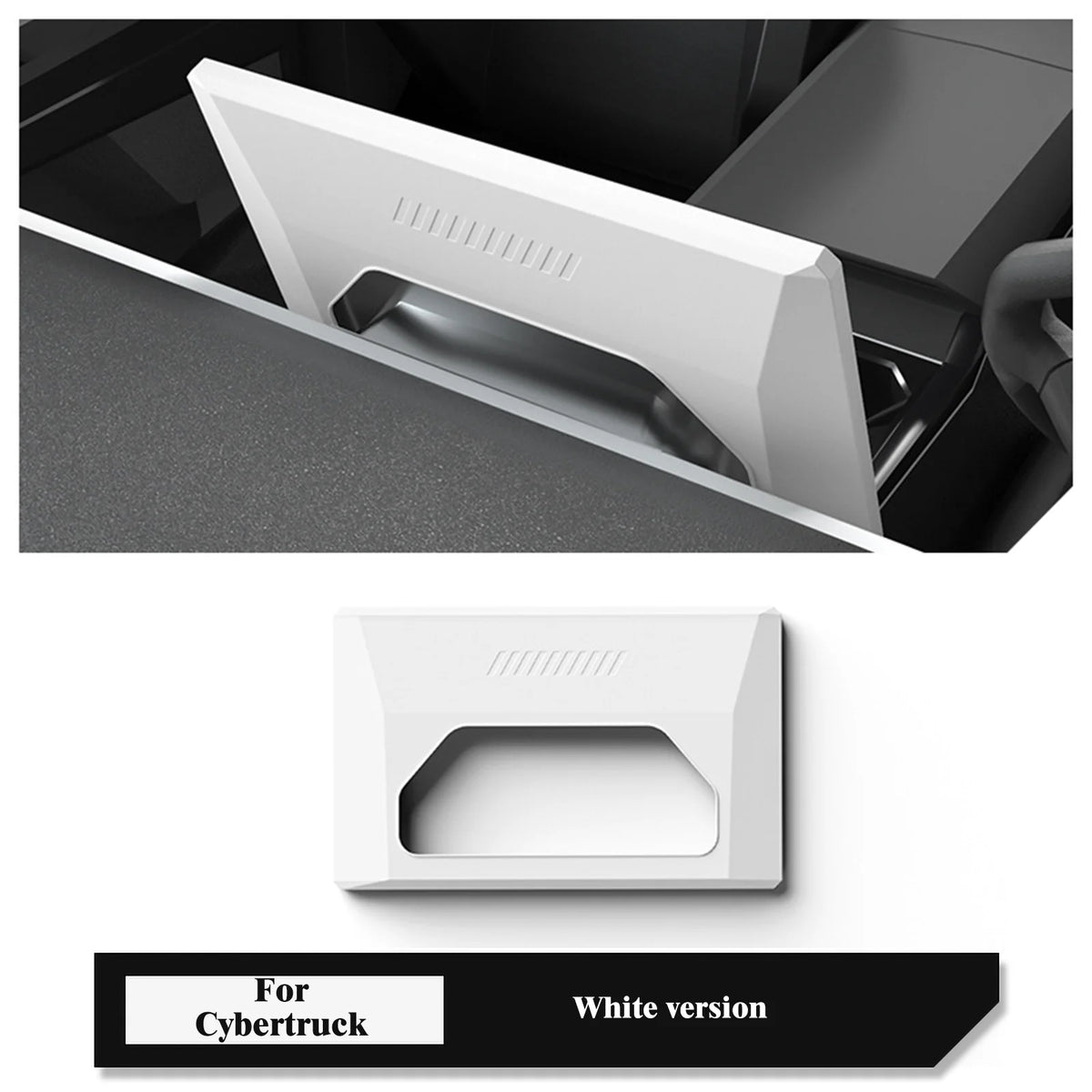 Cybertruck Center Screen Protector Frame — Silicone