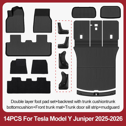 Tesla Model Y Juniper TPE Floor Mats & Cargo Liner (2025+)