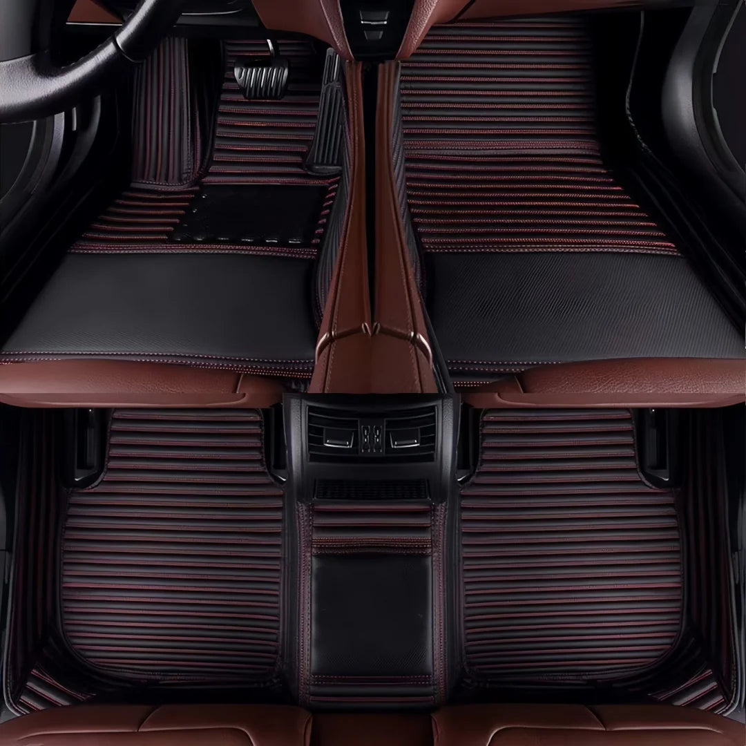Ford F-150 Lightning All-Weather Leather Floor Mats (2022–2026)