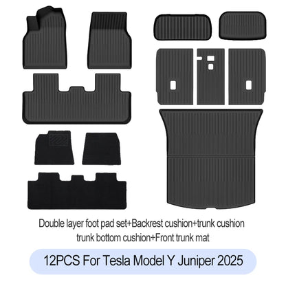 Tesla Model Y Juniper TPE Floor Mats & Cargo Liner (2025+)