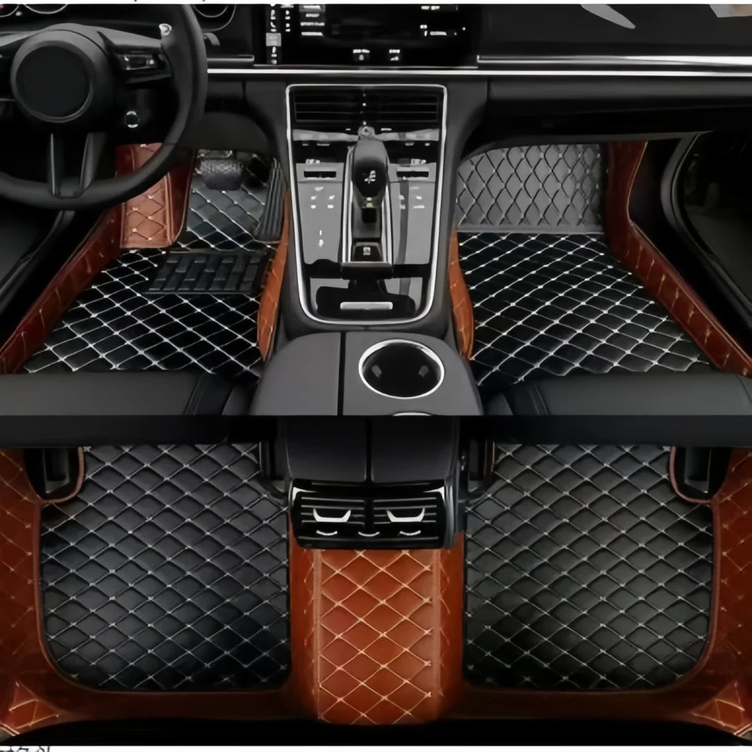 Ford F-150 Lightning All-Weather Leather Floor Mats (2022–2026)