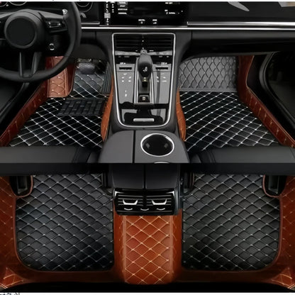 Ford F-150 Lightning All-Weather Leather Floor Mats (2022–2026)