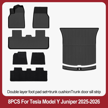 Tesla Model Y Juniper TPE Floor Mats & Cargo Liner (2025+)