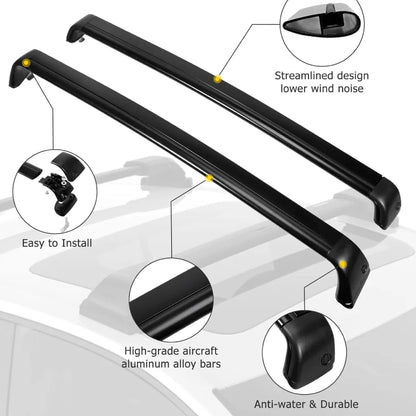 Aluminum Roof Rack Crossbars — Tesla Model Y Juniper (2025+)