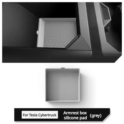 Cybertruck Silicone Armrest Box Mat