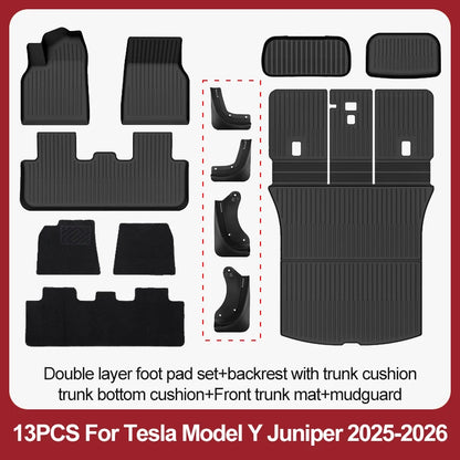 Tesla Model Y Juniper TPE Floor Mats & Cargo Liner (2025+)