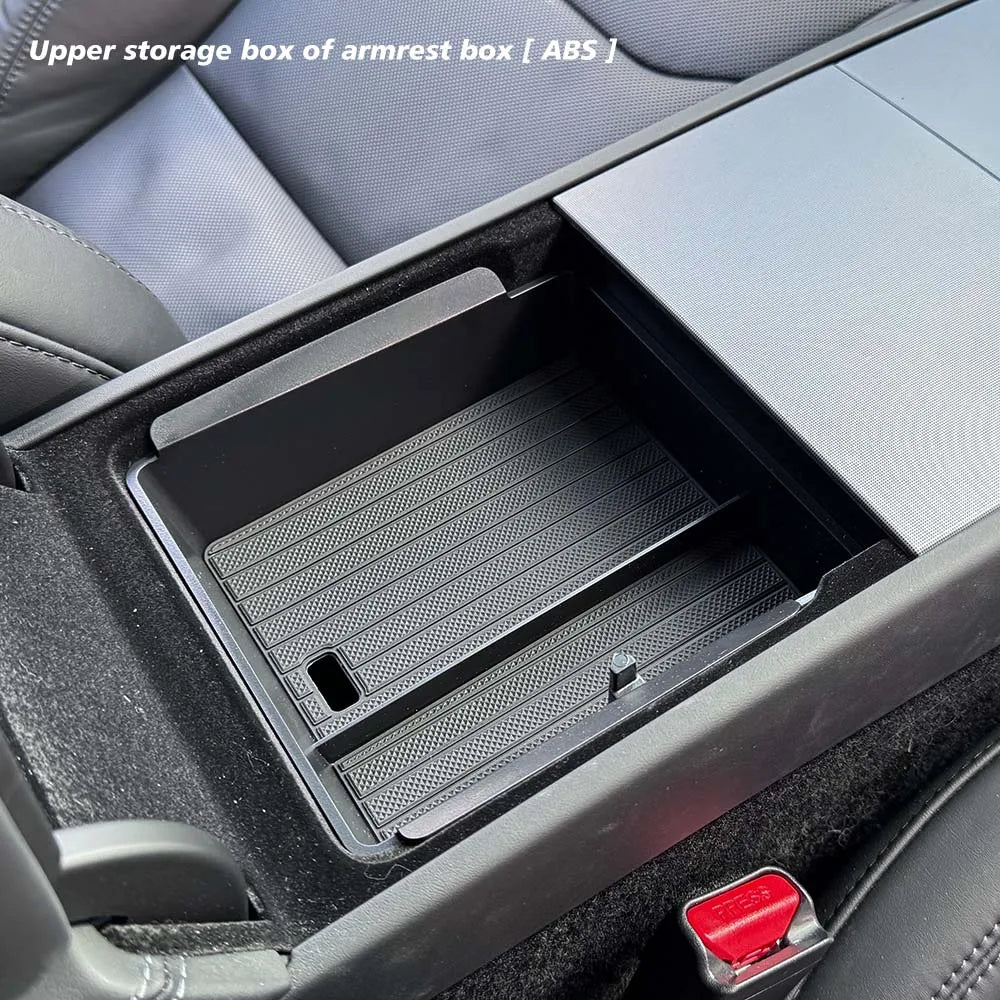 TESY Console & Armrest Storage Box — Tesla Model Y Juniper