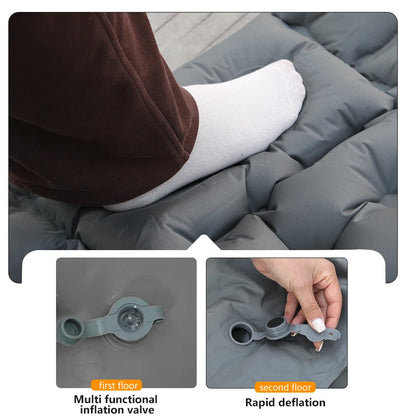 Cybertruck Inflatable Camping Mattress with Storage Bag