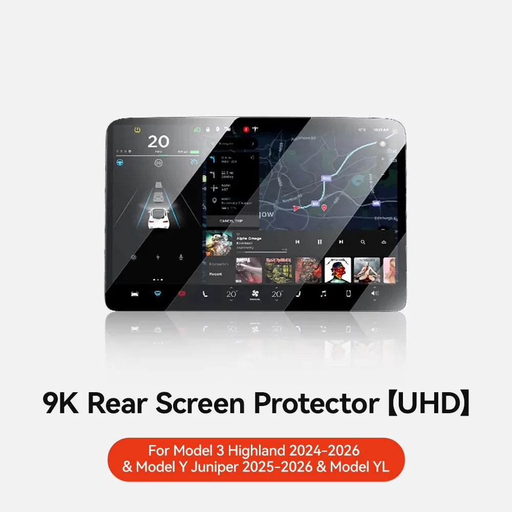 Matte Anti-Glare Tempered Glass Screen Protector — Model 3 Highland / Model Y Juniper