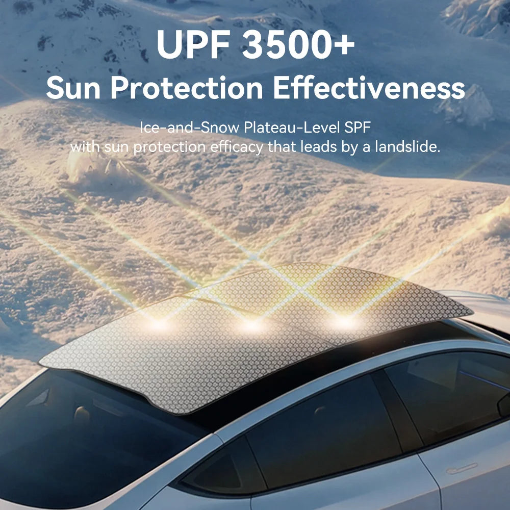 Glass Roof Sunshade — Tesla Model Y Juniper / Model 3 Highland (2024+)