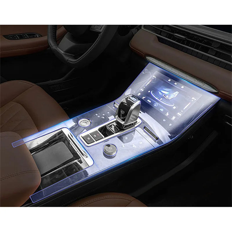 Lucid Air Center Console Protective Film — TPU (2022–2024)