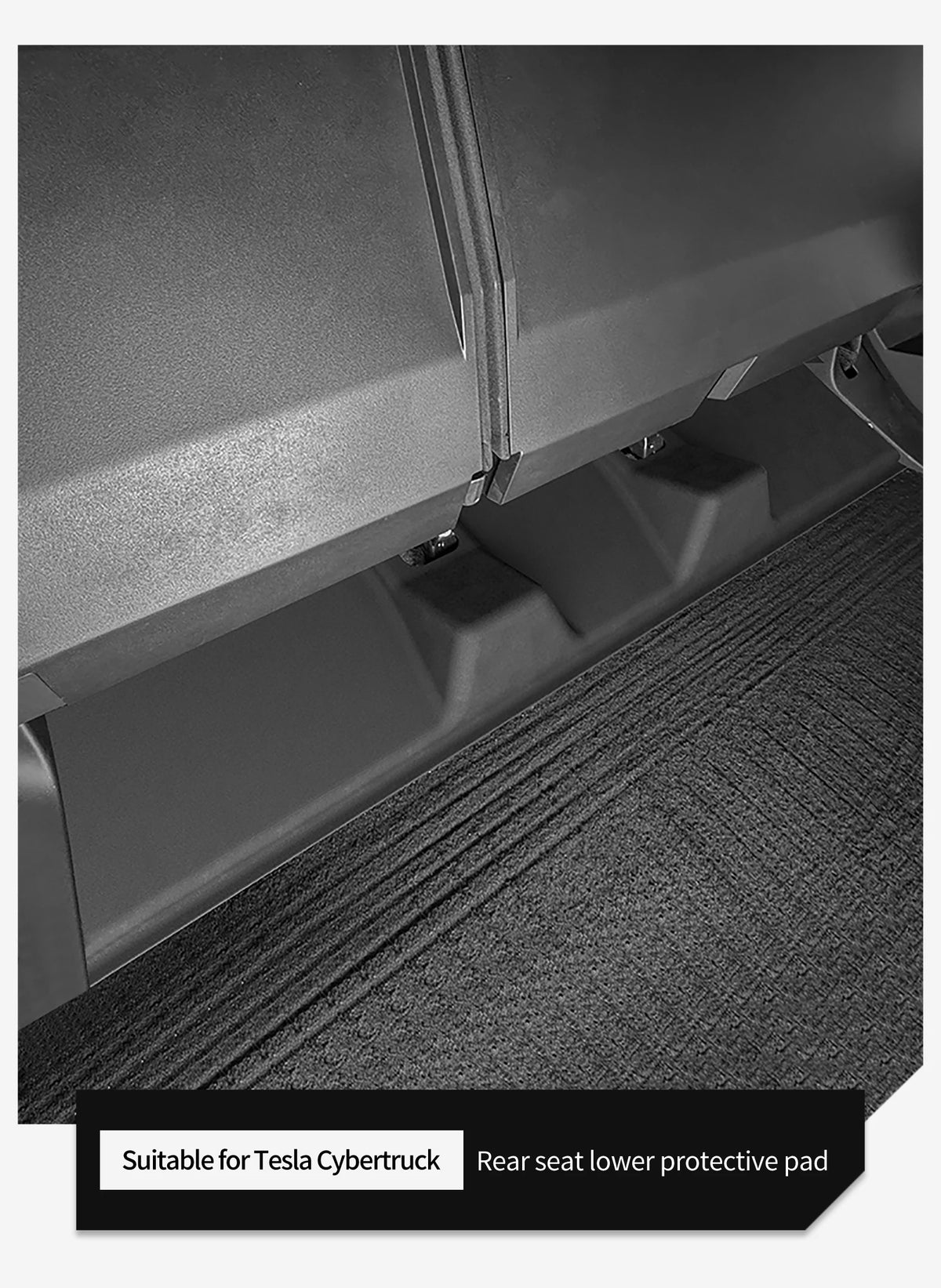 Cybertruck Rear Under-Seat Kick Protection Pad