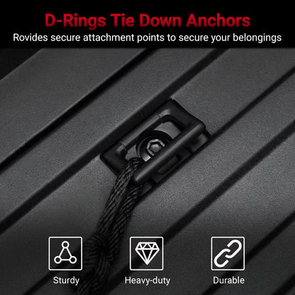 Cybertruck Bed Tie-Down Hooks — Aluminum (4-Pack)