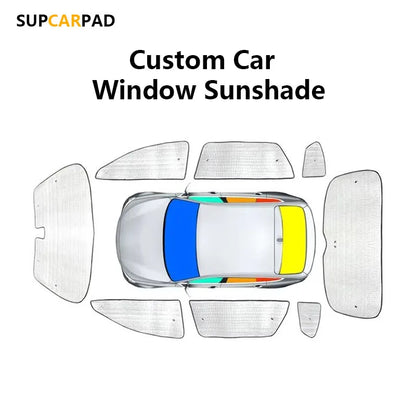 Rivian R1S Full Window Sunshade Set — UV & Privacy (2022–2026)