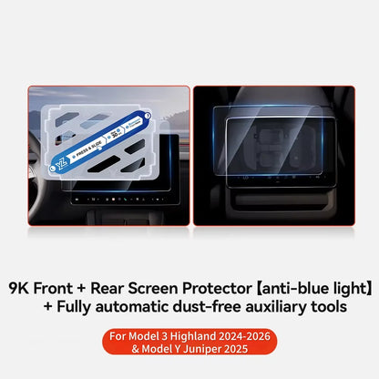Matte Anti-Glare Tempered Glass Screen Protector — Model 3 Highland / Model Y Juniper