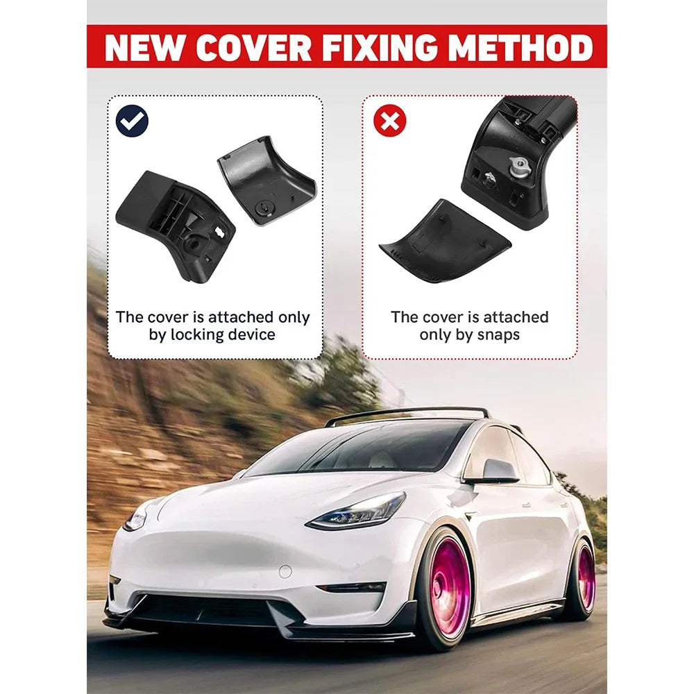 Lockable Aluminum Roof Rack Crossbars — Tesla Model Y (2020–2025 incl. Juniper)