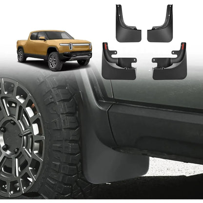 Rivian R1T / R1S No-Drill Mud Flaps (2022–2026)