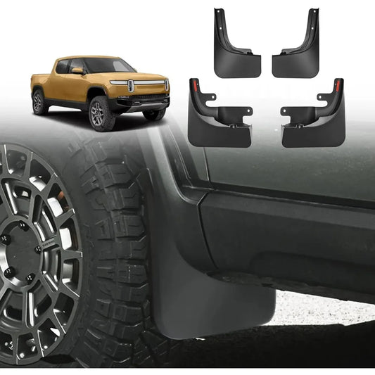 Rivian R1T / R1S No-Drill Mud Flaps (2022–2026)