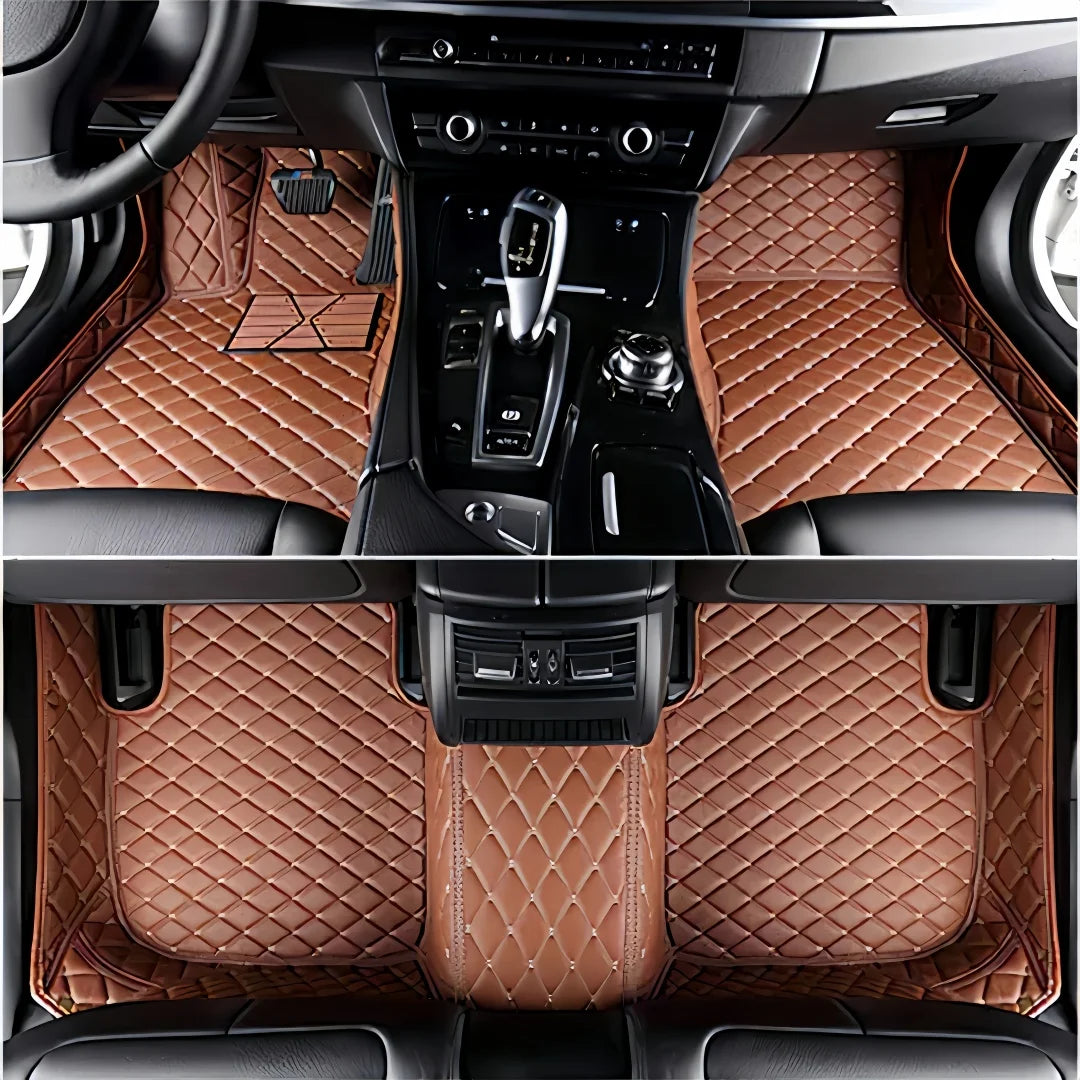 Ford F-150 Lightning All-Weather Leather Floor Mats (2022–2026)