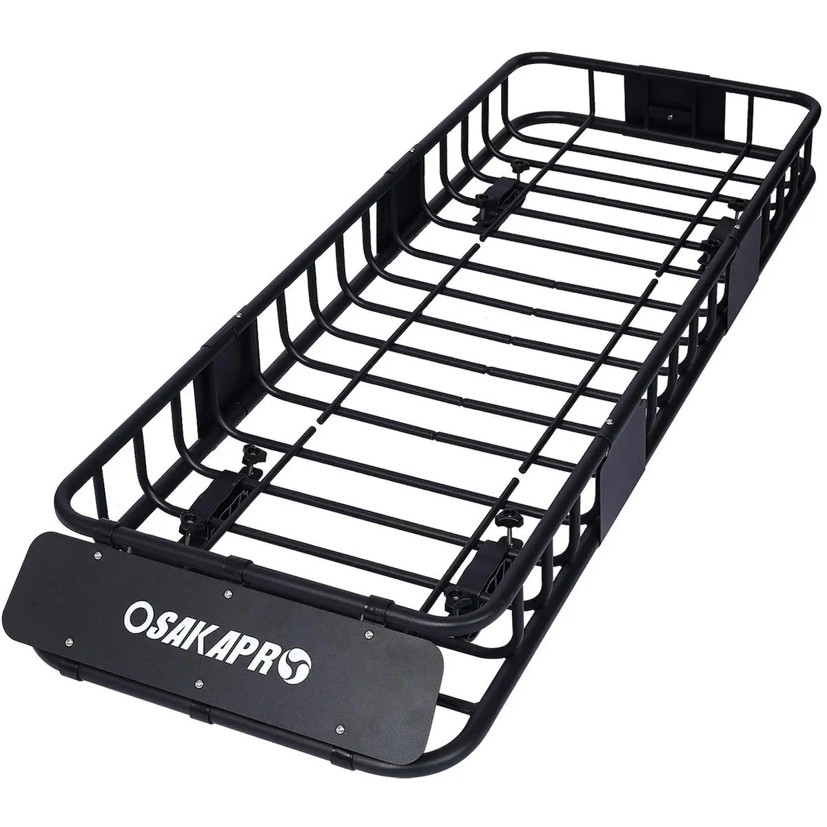 64" Black Steel Rooftop Cargo Carrier Basket
