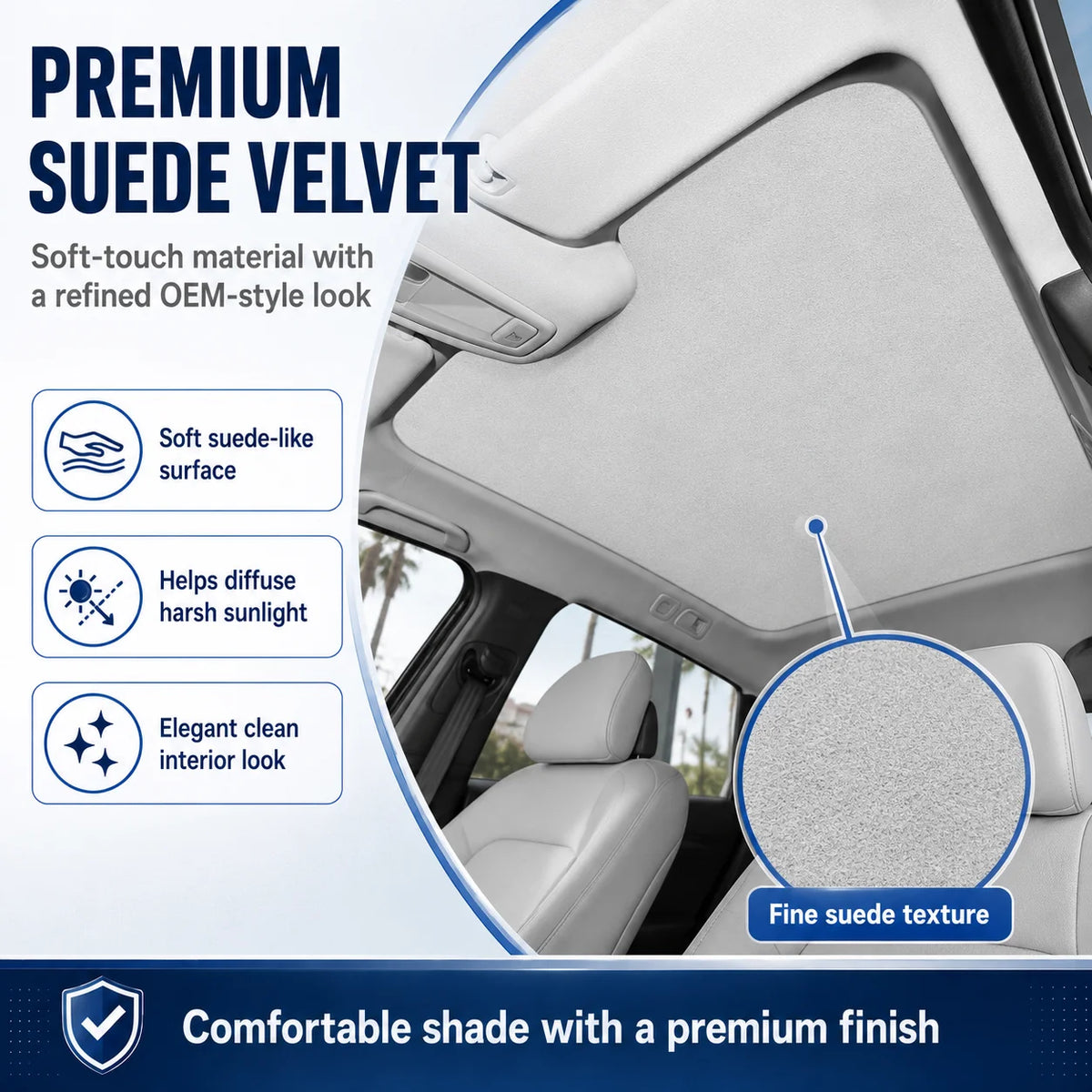 Ford Mustang Mach-E Glass Roof Sunshade — UV & Heat Blocking