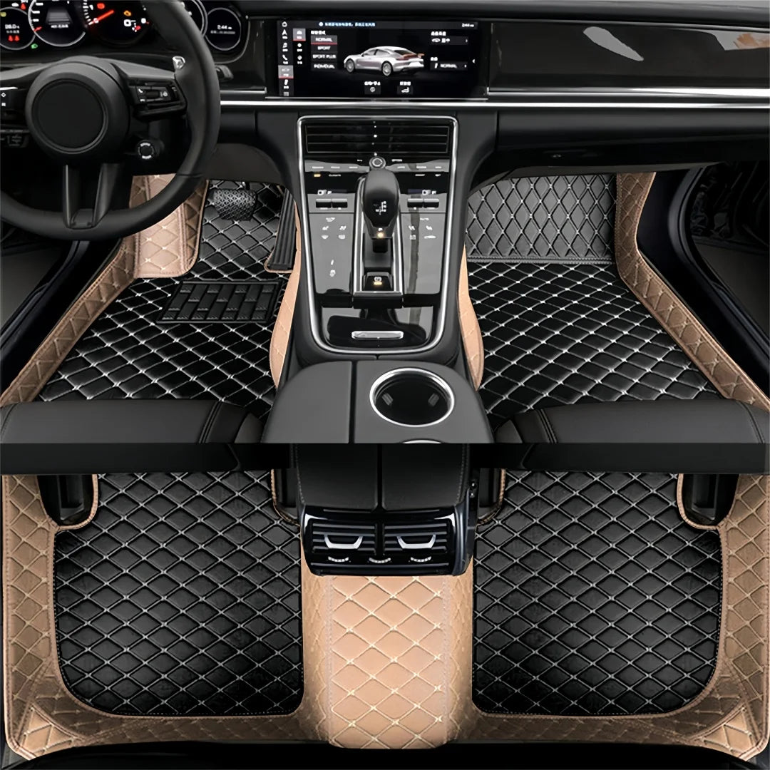 Ford F-150 Lightning All-Weather Leather Floor Mats (2022–2026)