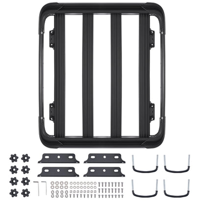 Universal Rooftop Cargo Basket 48 × 40" — Anti-Rust Steel
