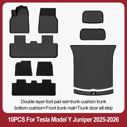 Tesla Model Y Juniper TPE Floor Mats & Cargo Liner (2025+)
