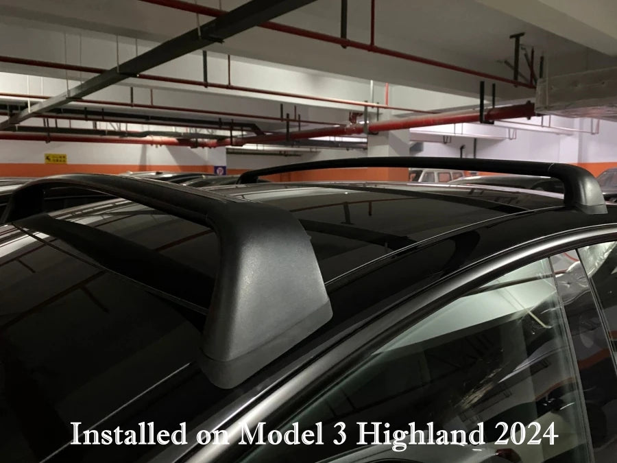 Aluminum Roof Rack Crossbars — Tesla Model 3 (2021–2025 incl. Highland)