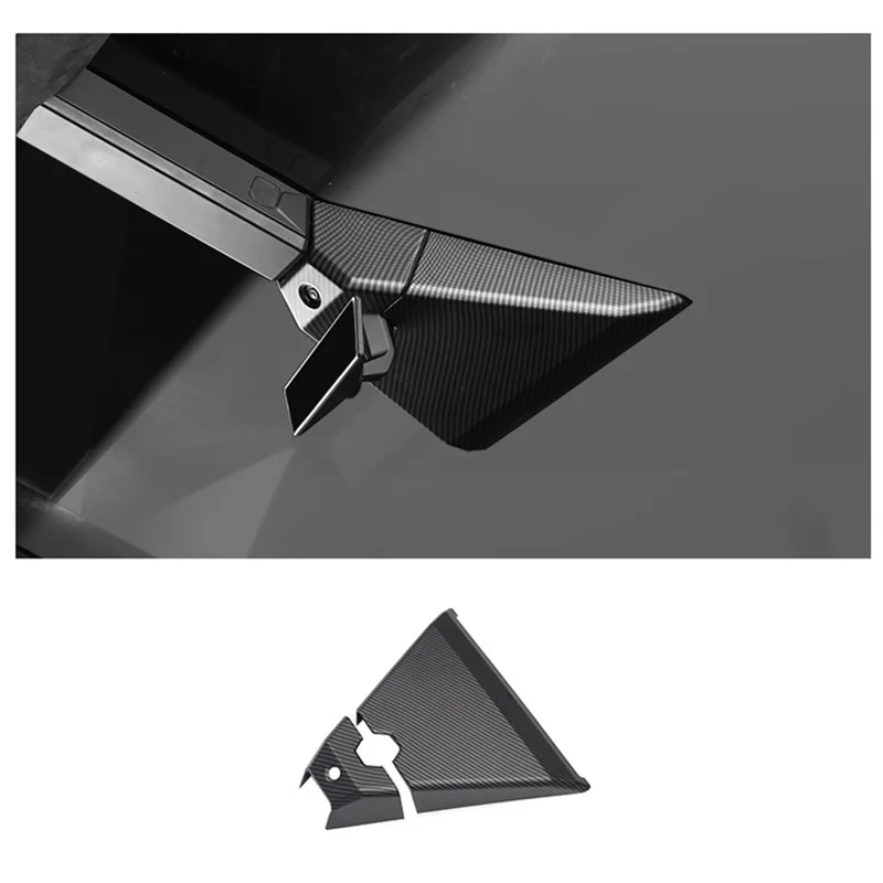 Cybertruck Front Roof Camera Cover — Matte Carbon Fiber