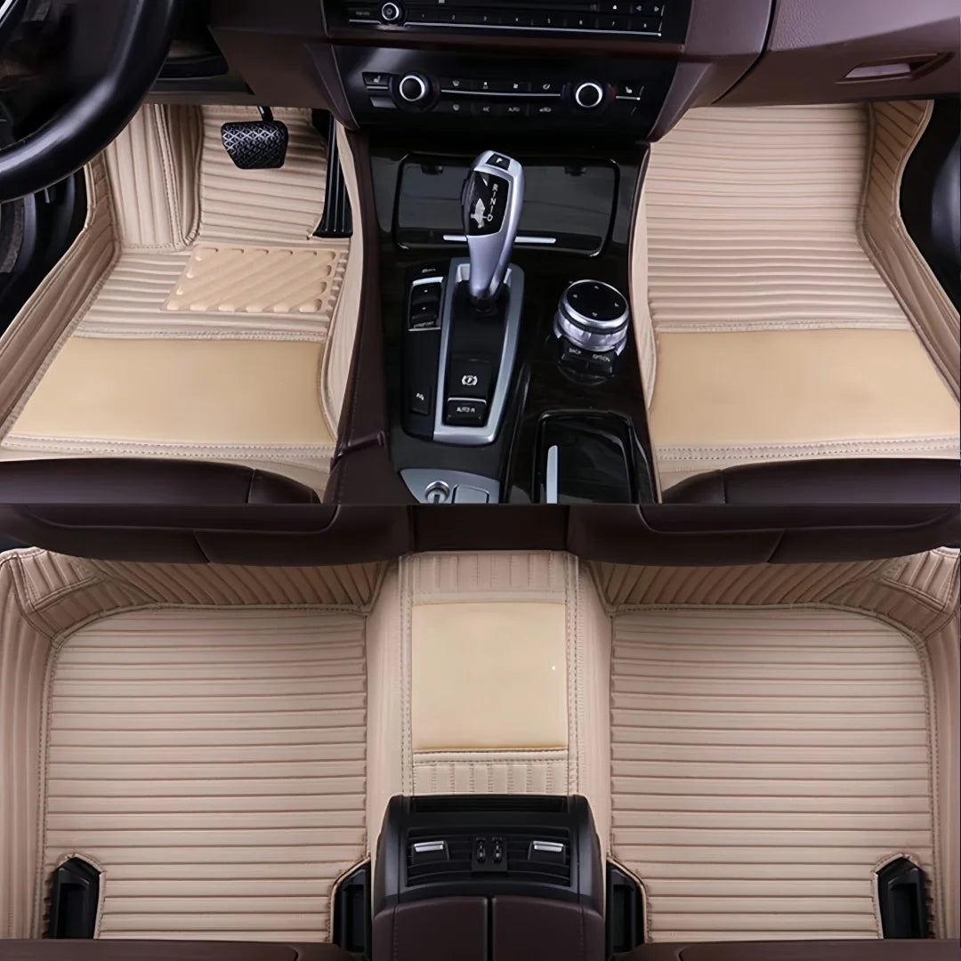 Ford F-150 Lightning All-Weather Leather Floor Mats (2022–2026)