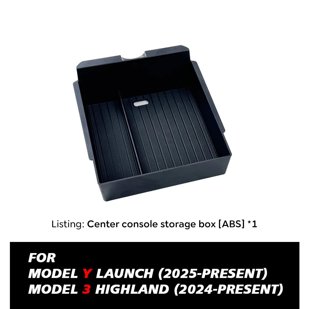 TESY Console & Armrest Storage Box — Tesla Model Y Juniper