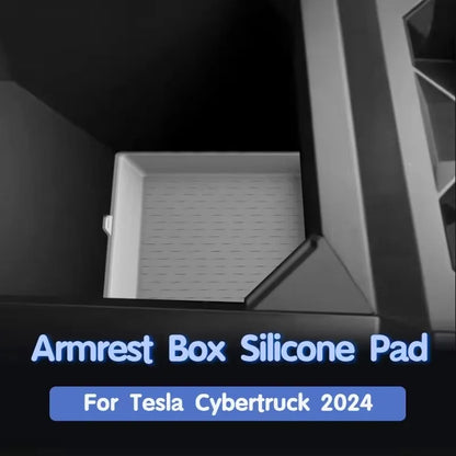Cybertruck Silicone Armrest Box Mat