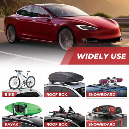 Aluminum Roof Rack Crossbars — Tesla Model 3 (2021–2025 incl. Highland)