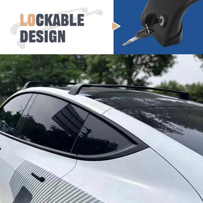 Lockable Kayak & Bike Roof Rack — Tesla Model Y (2020–2025)