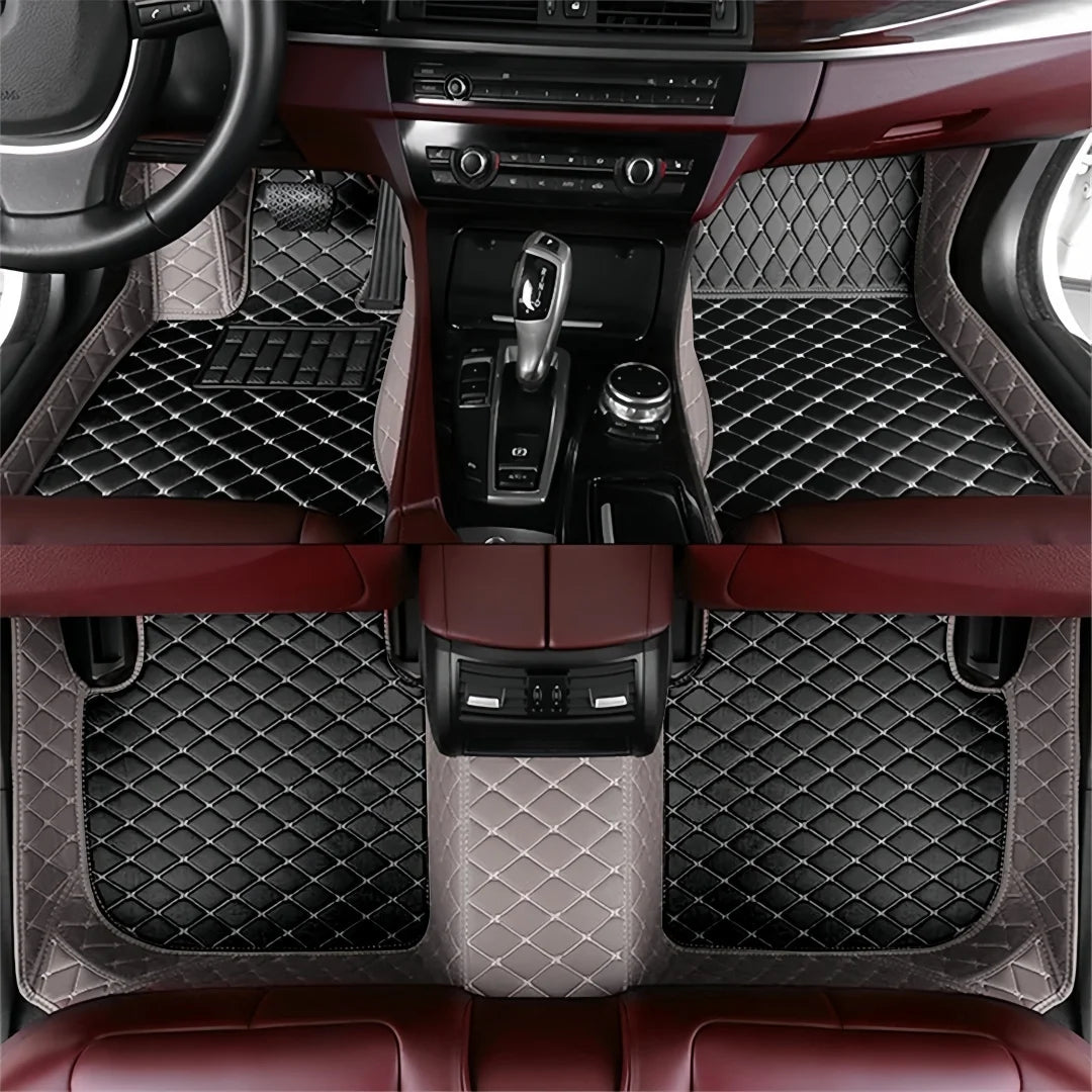 Ford F-150 Lightning All-Weather Leather Floor Mats (2022–2026)