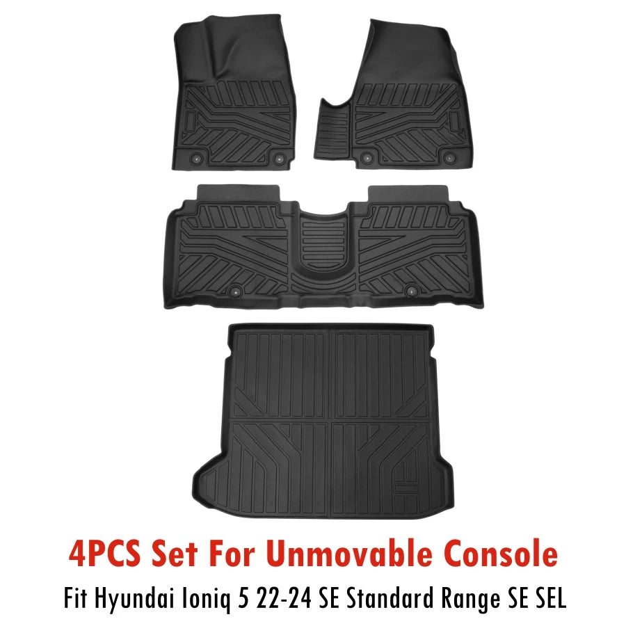 Hyundai Ioniq 5 All-Weather TPE Floor Mats (2022–2024)