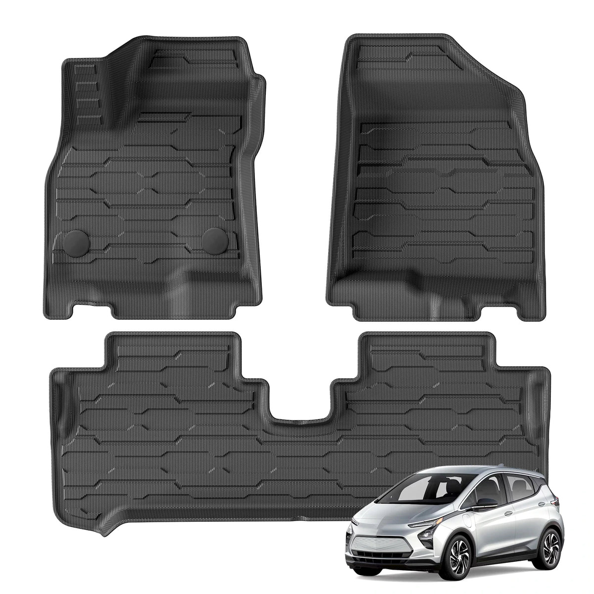 Chevrolet Bolt EV All-Weather TPE Floor Mats & Cargo Liner (2022–2023, not EUV)