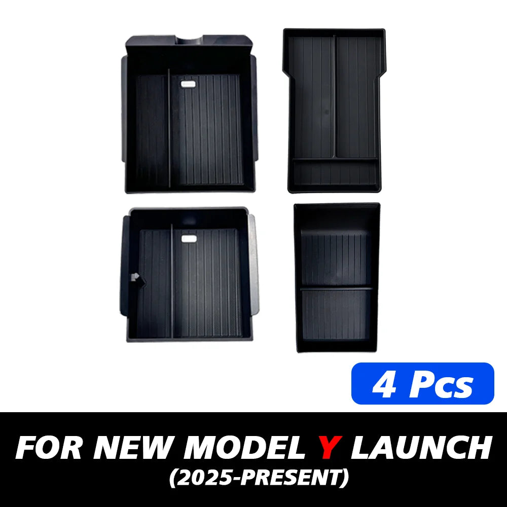 TESY Console & Armrest Storage Box — Tesla Model Y Juniper
