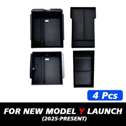 TESY Console & Armrest Storage Box — Tesla Model Y Juniper