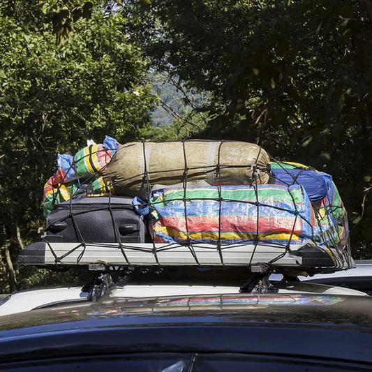 Auto Accessories Car SUV Pick-up Trucks Roof Top Luggage Carrier Cargo Basket Net Elasticated Car Trunk Net Organizer
