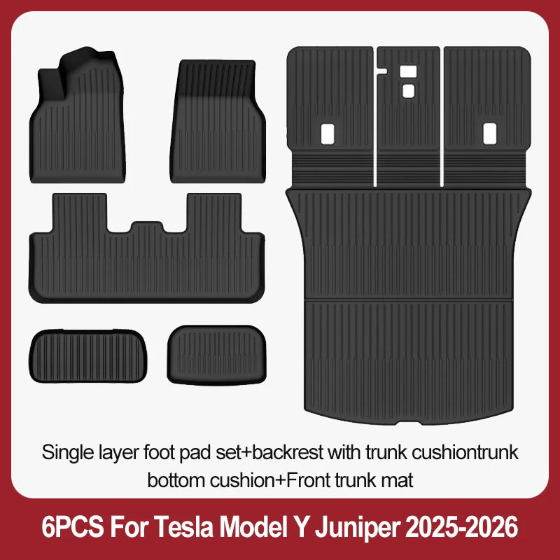 Tesla Model Y Juniper TPE Floor Mats & Cargo Liner (2025+)