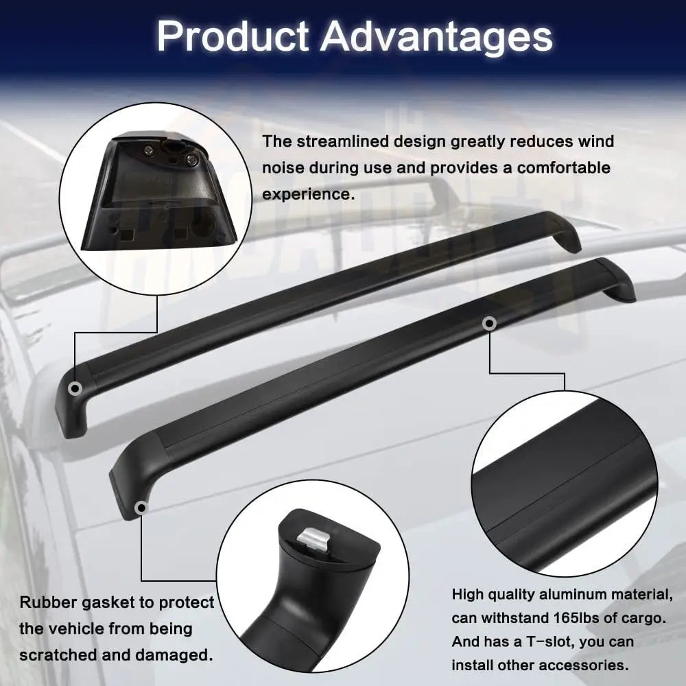 OE-Style Roof Rack Crossbars — Tesla Model Y (2020–2023)