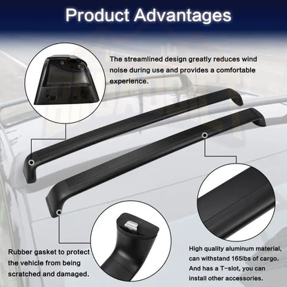 OE-Style Roof Rack Crossbars — Tesla Model Y (2020–2023)