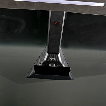 Cybertruck Front Roof Camera Cover — Matte Carbon Fiber